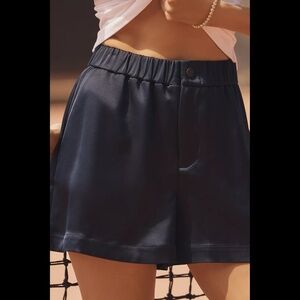 Varley Sarka High-Rise Sateen Shorts